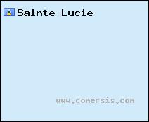 carte de Sainte-Lucie