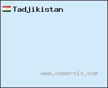 carte de Tadjikistan